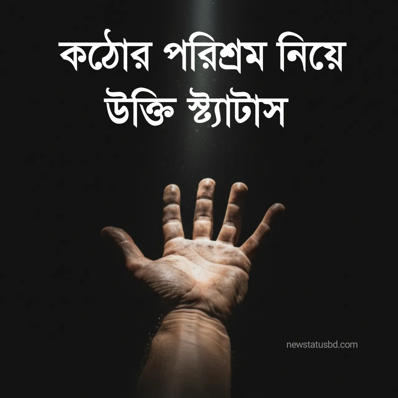 কঠোর পরিশ্রম নিয়ে উক্তি স্ট্যাটাস